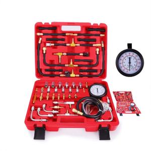 0-100PSI Fuel Injection Pressure Gauge Kit, TU-113 Petrol Fuel Pressure Gauge Tester Gas Gasoline Oil Pressure Diagnostic Tool - Foto 9